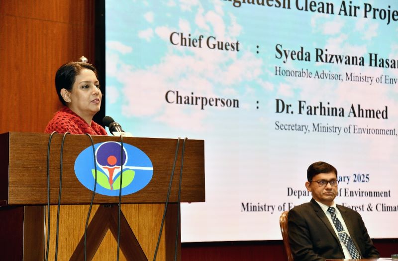 দীর্ঘমেয়াদী পরিকল্পনার মাধ্যমে বায়ুদূষণ নিয়ন্ত্রণে কাজ করা হবে: পরিবেশ উপদেষ্টা